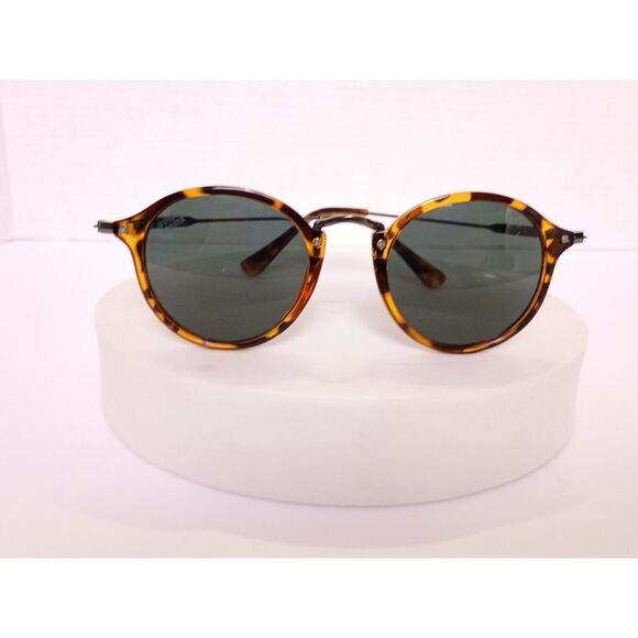 D.Franklin Roller TR90 Carey G15 Tortoise Shell Round Frame Sunglasses - Picture 1 of 14